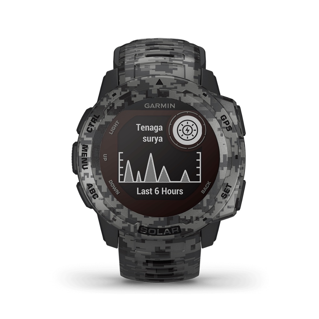 GARMIN INSTINCT SOLAR CAMO EDITION NEW ORIGINAL GARANSI RESMI TAM