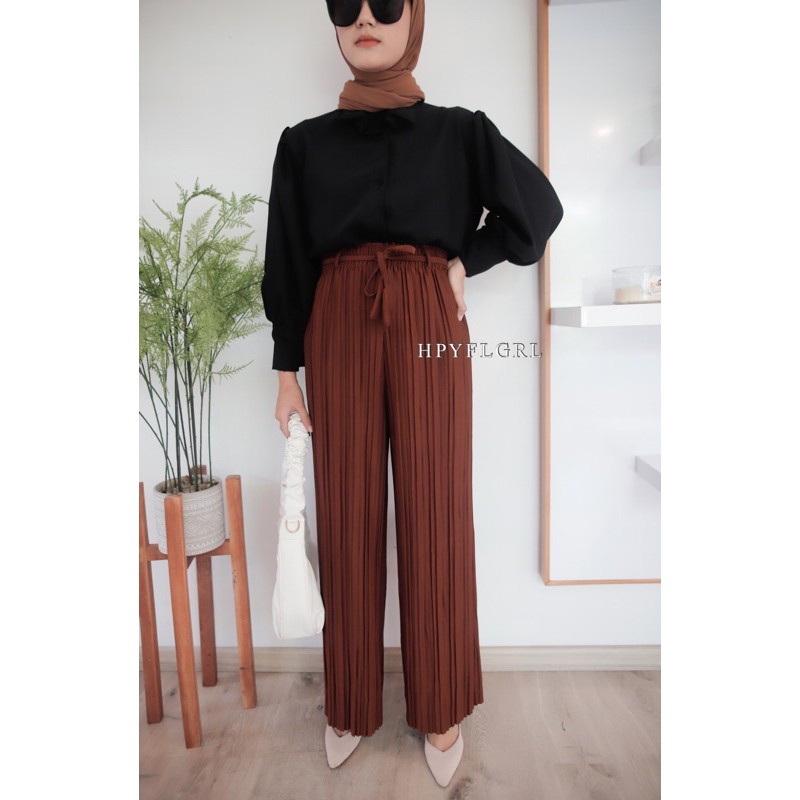 KULOT PLISKET PREMIUM-Coklat Manis