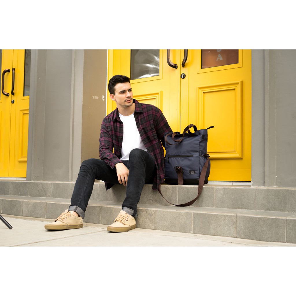 HEYLOOK Project - Tote Bag ENIGMA Tas Selempang Laptop Tas Multifungsi Pria Tas Jinjing Pria Wanita Kuliah