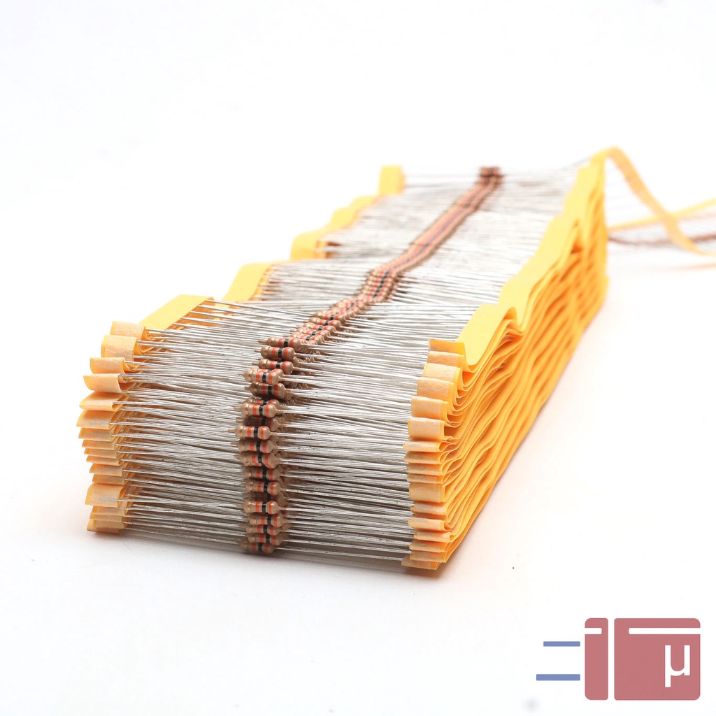 x10 Resistor 30K 1/4W Karbon 5% Taiwan Kaki Tembaga