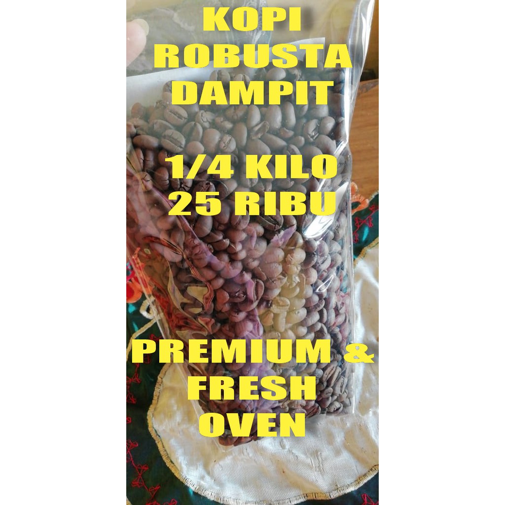 

KOPI BUBUK ROBUSTA DAMPIT ASLI MALANG. PREMIUM UTK ESPRESSO. SEDIA 250GR & 1000GR 1KG BIJI ADA MURAH