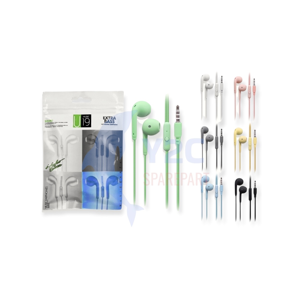 HANDSFREE / EARPHONE MACARONE U19