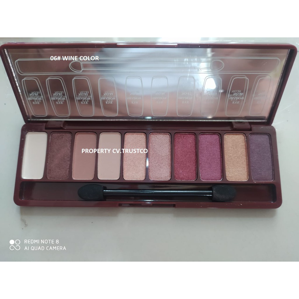 LAMEILA EYESHADOW 10 COLORS EYES / EYE BROW / PERONA MATA