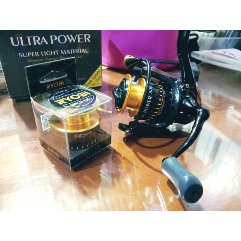 reel ryobi ultra power 800 (free spool size 1000)