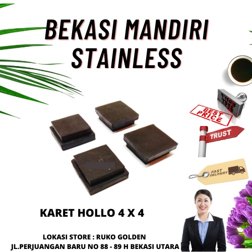 Karet Hollow Kotak Stainless