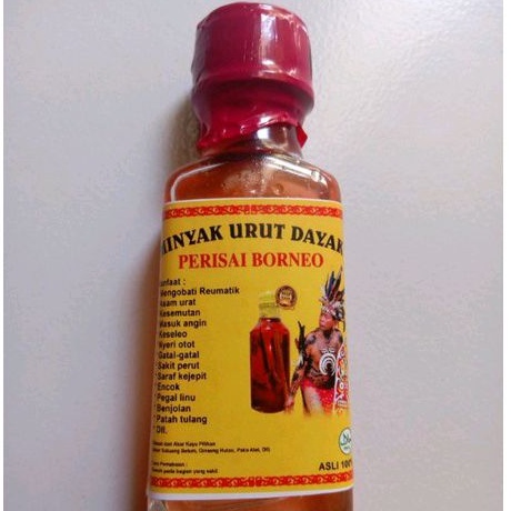 MINYAK URUT DAYAK PANASNYA SAMPE KEDALAM.