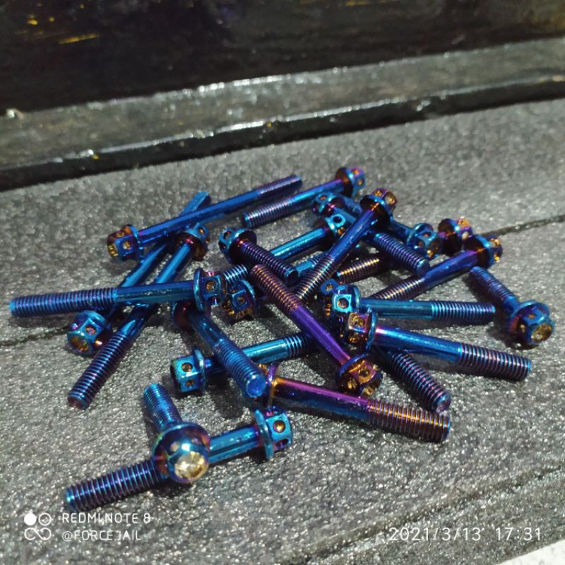 baut probolt bluemoon bak mesin kanan kiri dan tutup gear gl pro megapro tiger cb150r