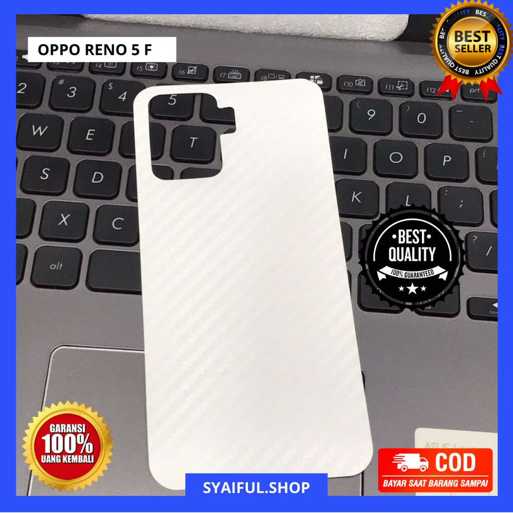 OPPO RENO 5 F/RENO 5F SKIN CARBON KARBON GARSKIN BACK