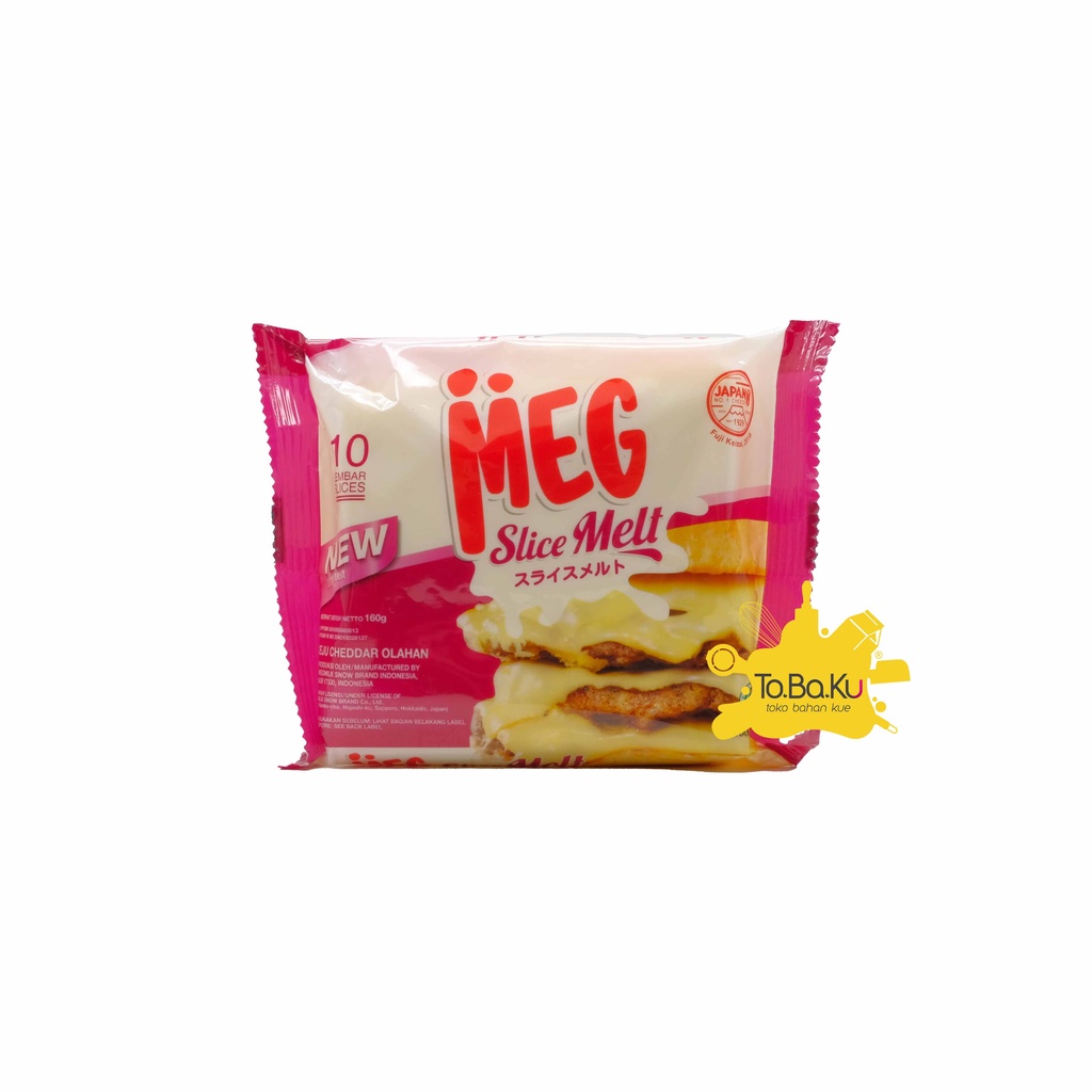 

Meg Cheddar Slice Melt 10'S 160gr