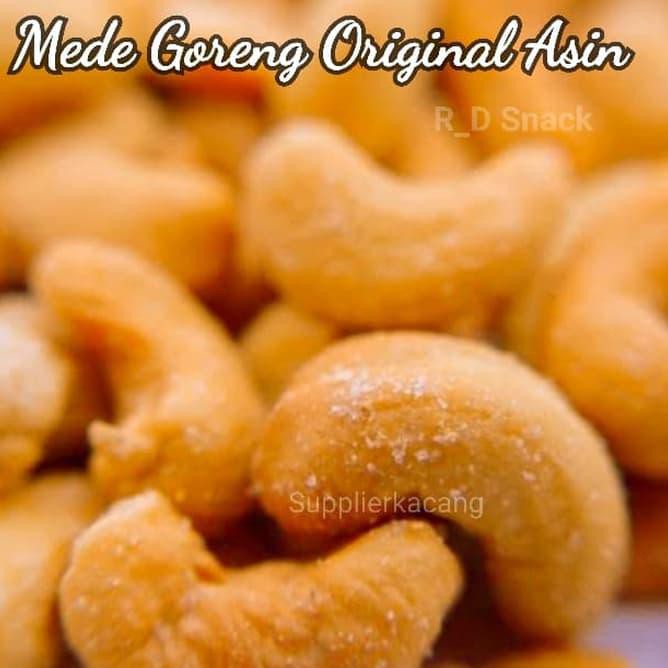 

Fi2L 500Gram Mede Goreng Original Asin - Kacang Mete - Fried Cashew - Ori Asin 500Gr G5Lt