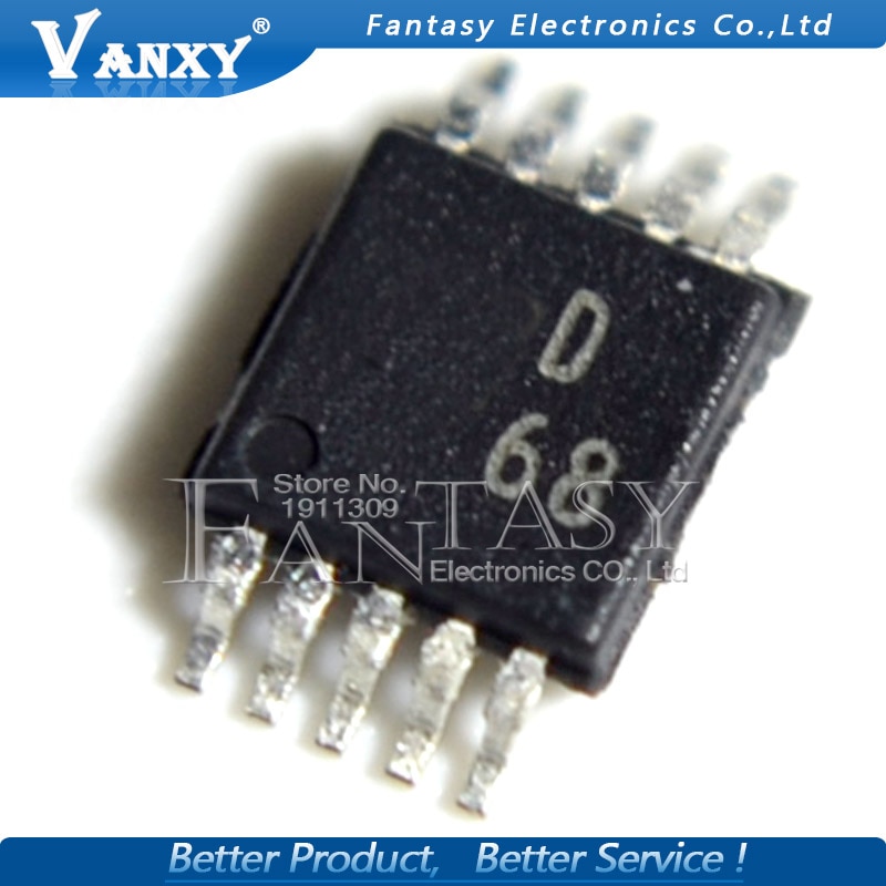 (Ready Stock) 1PCS AD9833BRMZ MSOP10 AD9833BRM MSOP AD9833 SOP D68 SMD Baru Dan original