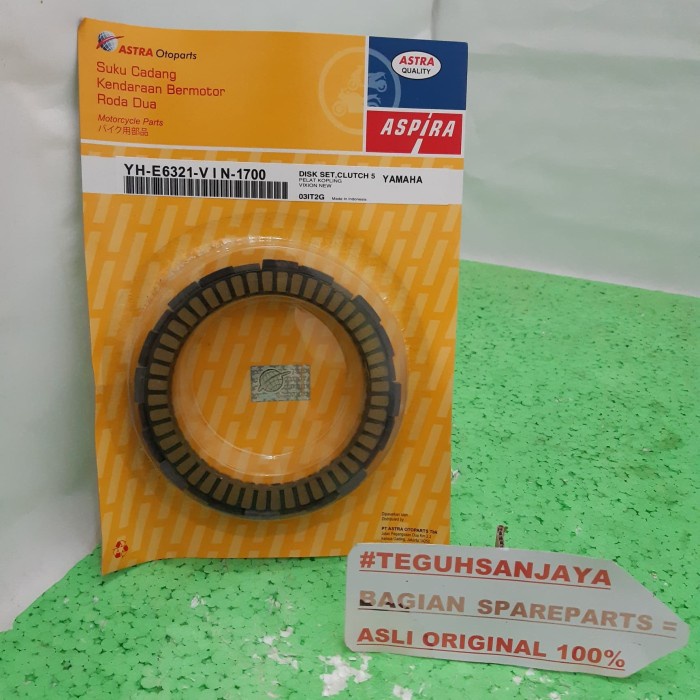 Kampas Plat Pelat Kopling Vixion New NVL NVA Asli Original Aspira