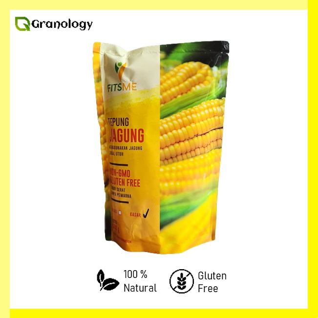 FITS Tepung Jagung Gluten Free NON GMO 500 gram