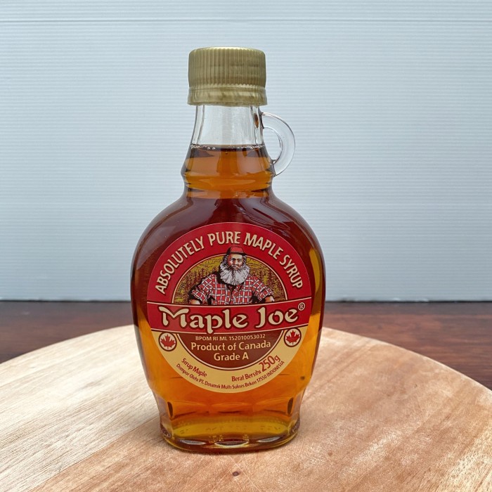 

Sirup Maple Joe Syrup 250 Gram