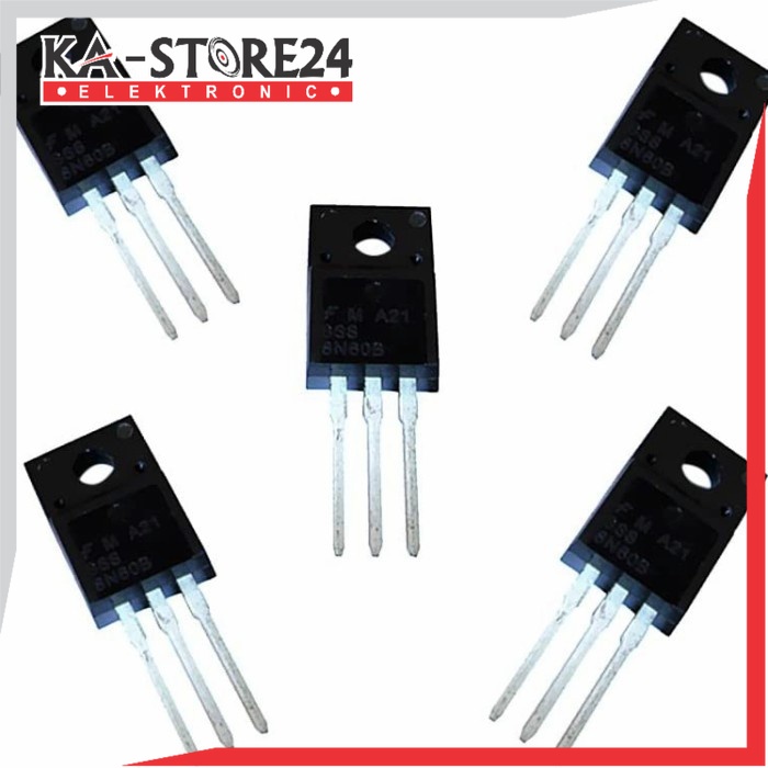 Transistor bagus FQPF8N60C 8N60 FQPF 8N60C Mosfet 8a 600v TO-220