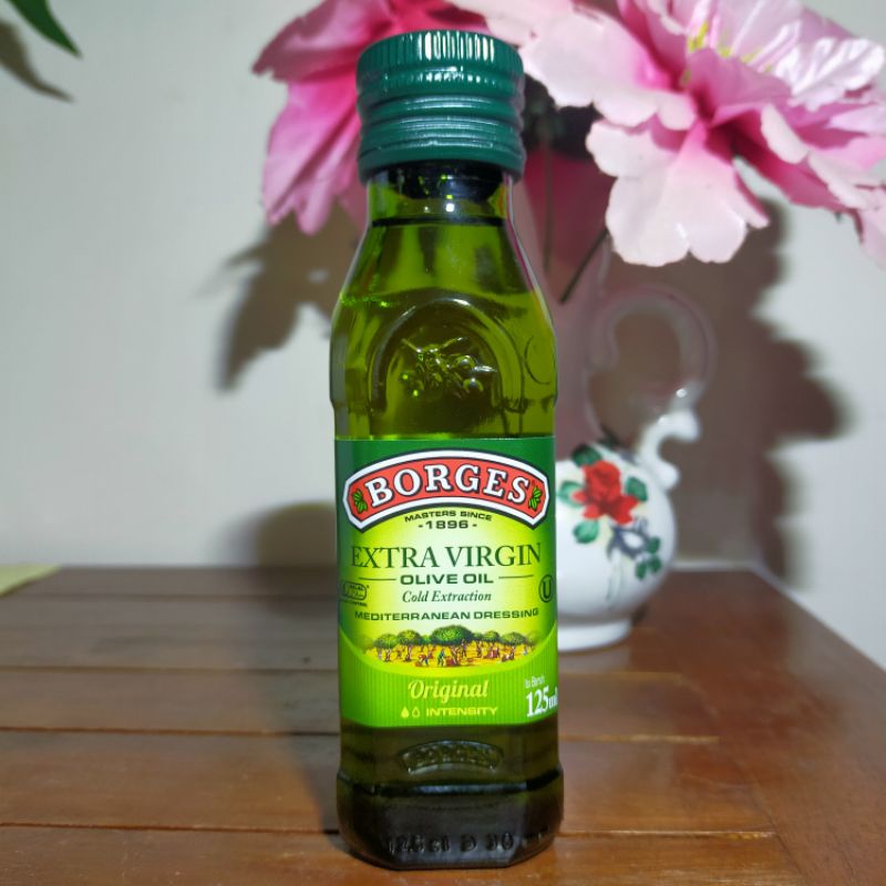BORGES Extra Virgin Olive Oil 125 ml - BORGES 125ml minyak zaitun asli