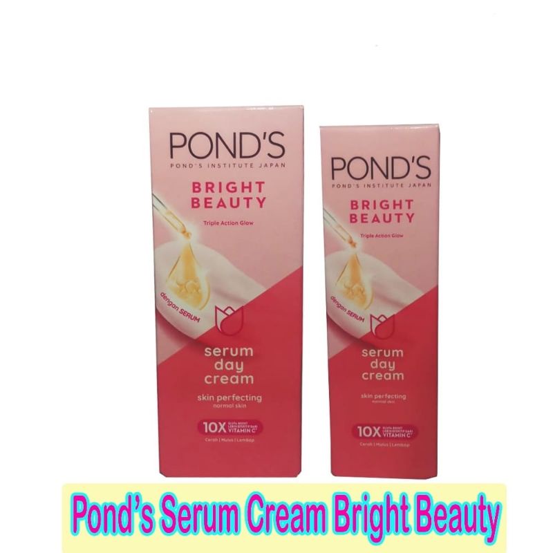 Pond’s Bright Beauty  Serum Day Cream 20Gr / 40 Gr |Ponds Cream Original 100%