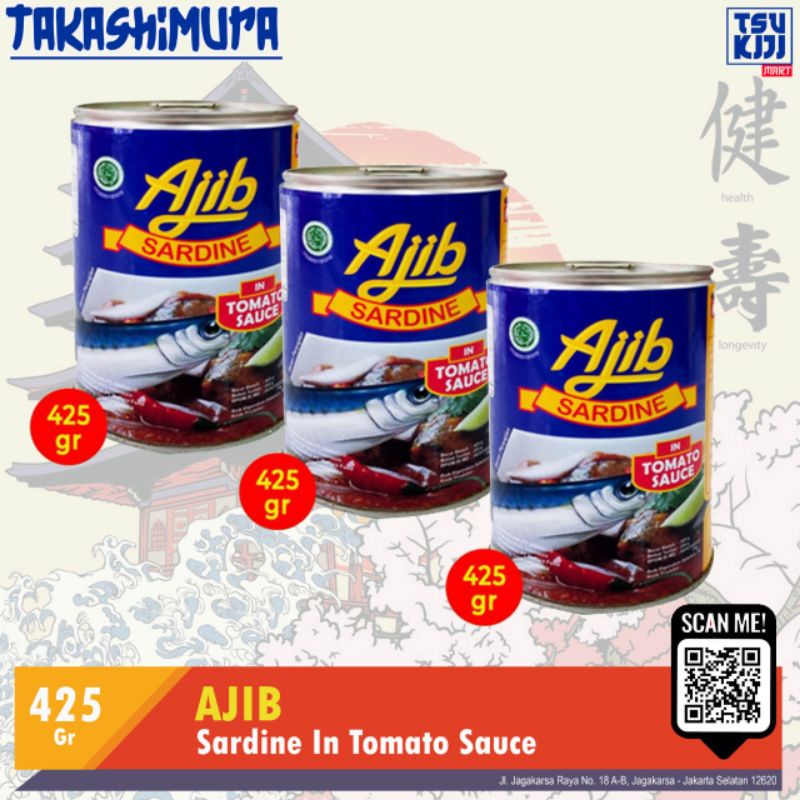

ajib sardine in tomato 425gr