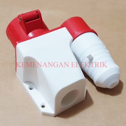 FORT SURFACE SOCKET MOUNTING + PLUG 4 PIN 3 PHASE 16A SET WATERPROOF