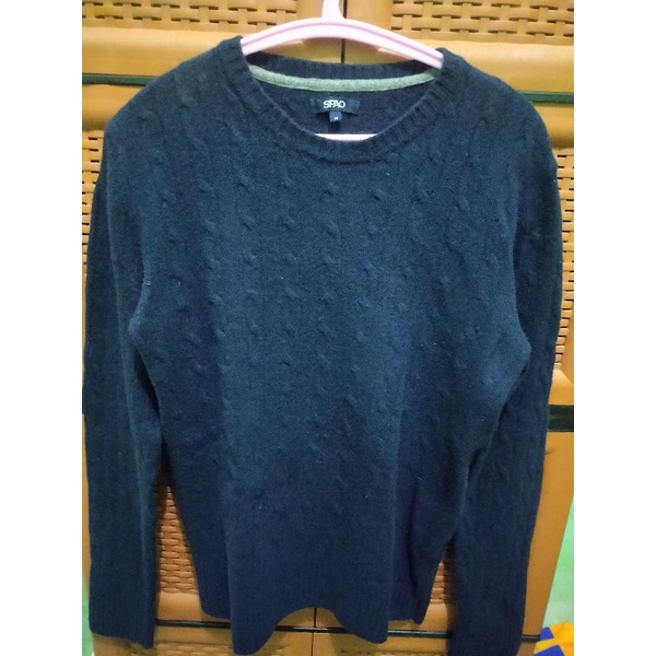 Sweater Navy Kepang SPAO