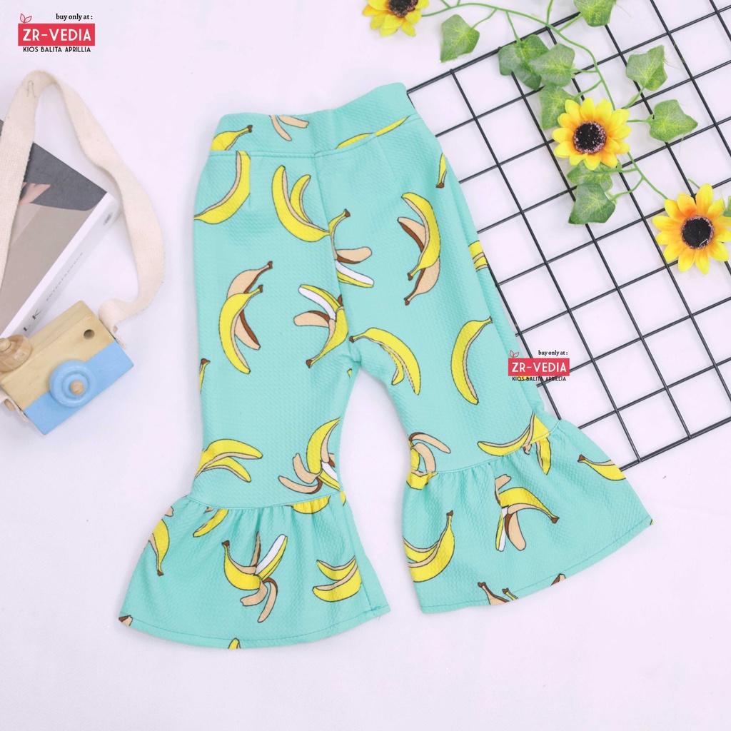 Trumpet Pants 1-2 Tahun / Celana Cutbray Adem Anak Perempuan Legging Cewek Modis Girl Lucu Panjang