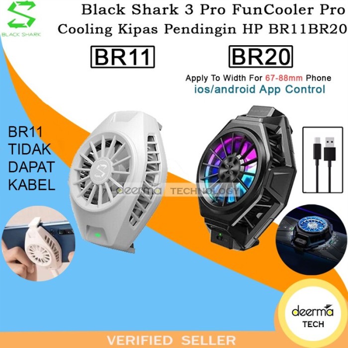 Black Shark Fun Cooler BR11 BR20 HP Pro Cooling Kipas Pendingin HP - BR11