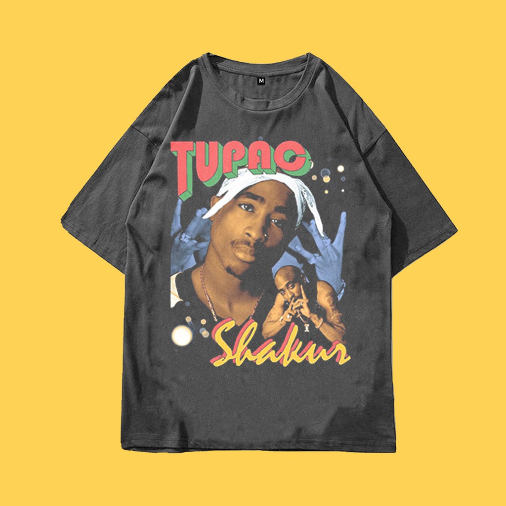 2PAC SHAKUR VINTAGE T-SHIRT STYLE OVERSIZE