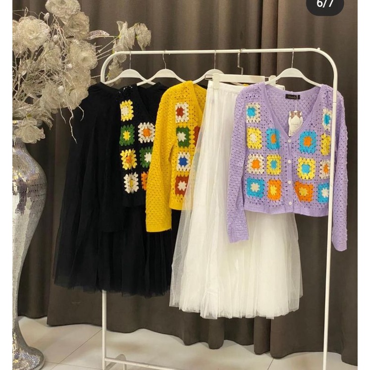 Vivorie Cardigan Rajut Stradivarius