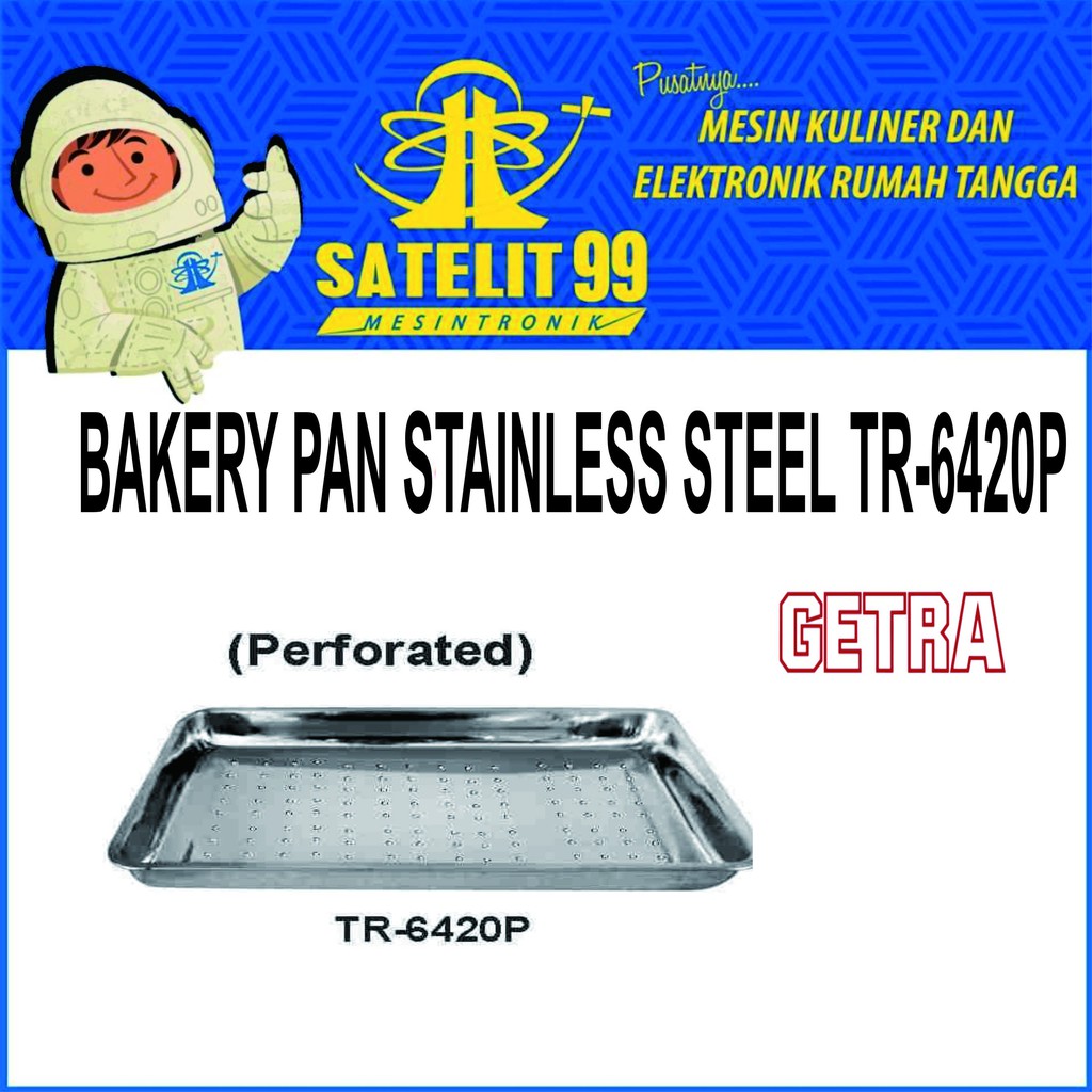 BAKERY PAN STAINLESS STEEL GETRA TR-6420P