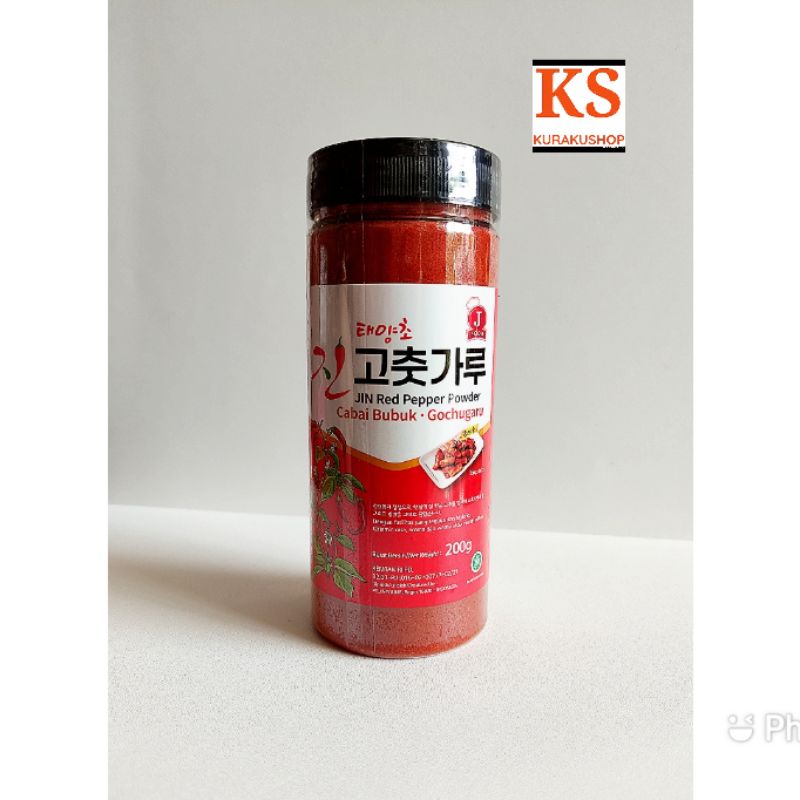 

CABAI BUBUK KOREA GOCHUGARU - JIN red pepper powder 200 gram