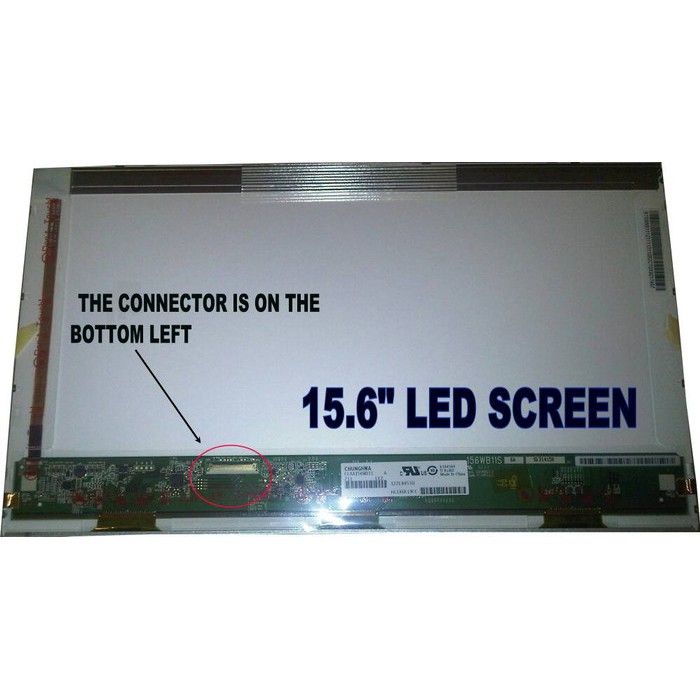 lcd  led layar laptop 15,6 tebal standart