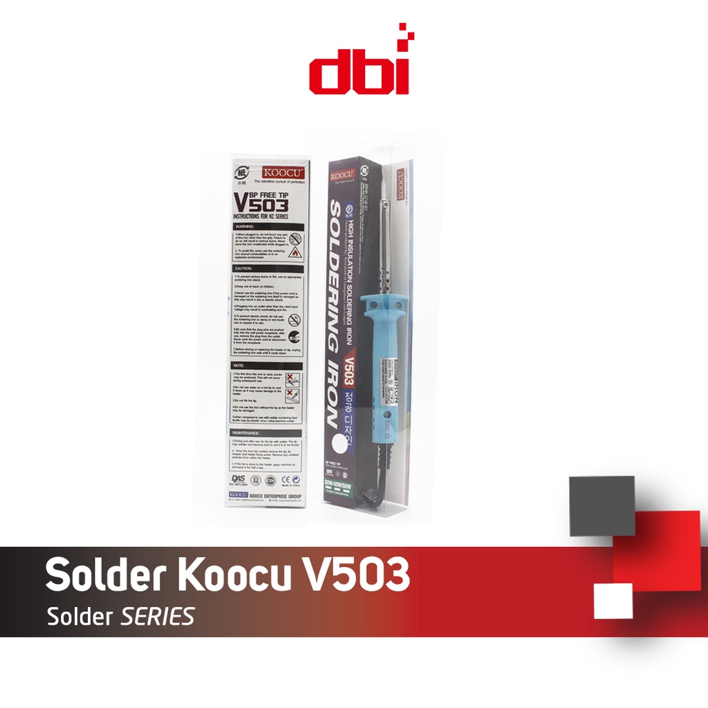 Solder Tangan Soldering Iron Koocu V503