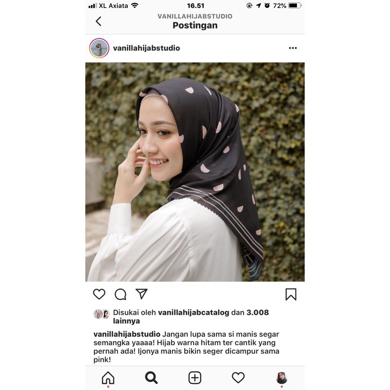 preloved vanilla hijab ceria scraf