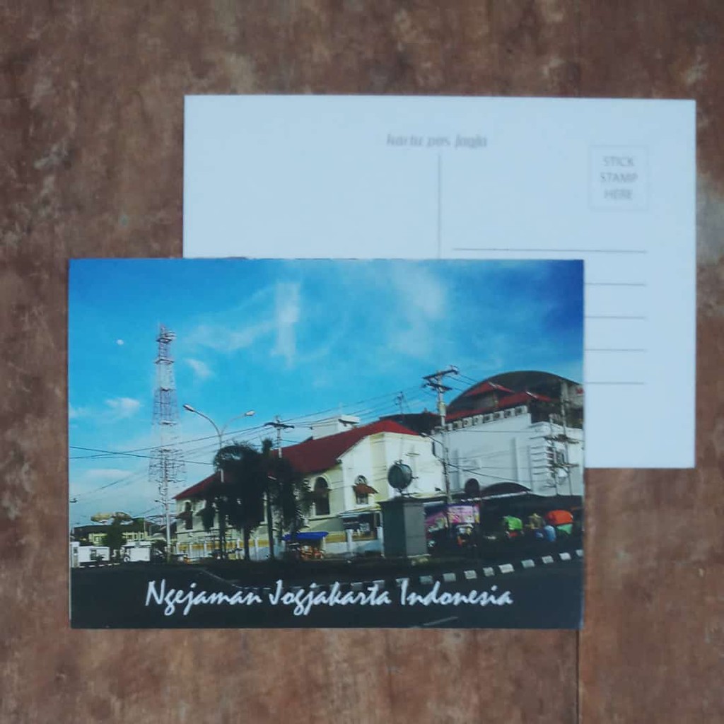 

KARTU POS JOGJA POSTCARD NGEJAMAN LANGIT BIRU