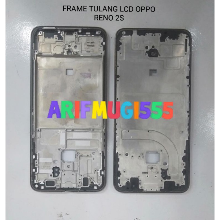 FRAME LCD TULANG TENGAH LCD TATAKAN BAZZEL BEZEL OPPO RENO 2S ORIGINAL