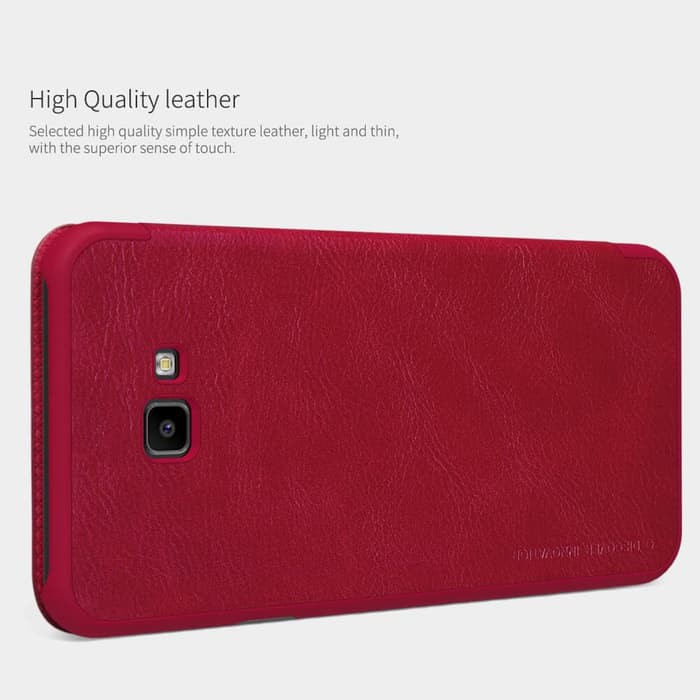 Flip Cover Samsung Galaxy J4 Plus Nillkin Qin Leather Flip Case Original