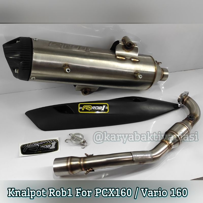 Knalpot Rob1 STD Cap V For Vario 160 & PCX 160