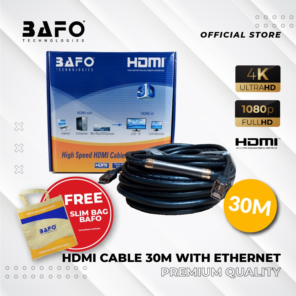 Kabel HDMI 30 Meter BAFO