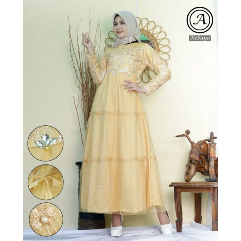 NEW REALPICT GAMIS ASSIFA/GAMIS PESTA MURAH/DRESS TERBARU/BY ASSIFA