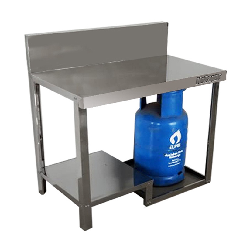 Meja Stainless Steel MrDapur MKG Meja Dapur Kitchen