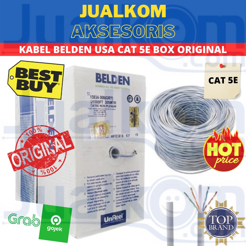 KABEL BELDEN USA CAT 5E (BOX) ORIGINAL