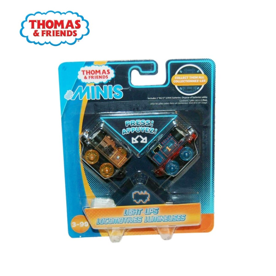 Thomas and Friends Light-Ups Mini (Thomas and Stephen) - Mainan Kereta