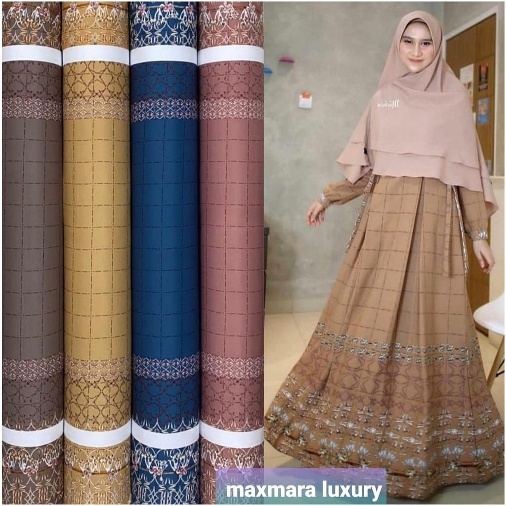 Kain Maxmara Lux Motif Katrina harga setengah meter