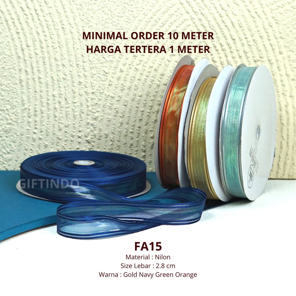 

Pita Kado Gift Bouquet Premium Import Lebar 2.8cm | FA15