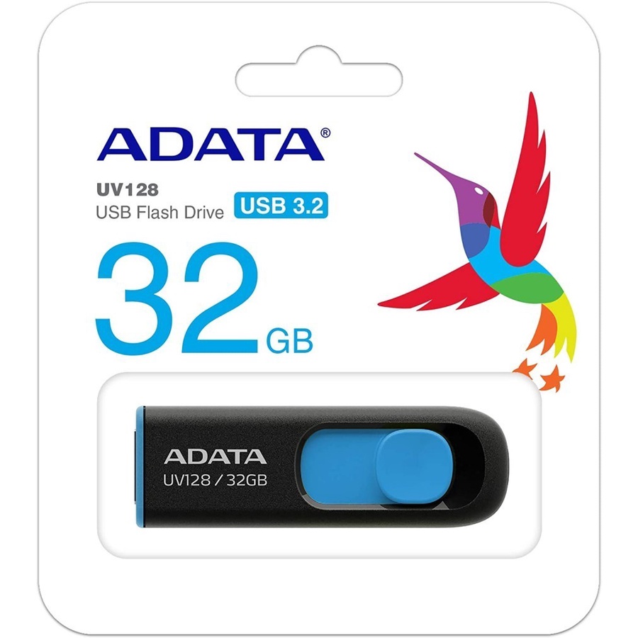 Flashdisk ADATA UV128 USB 3.0 slider 32GB - Original NAMPOL Gan