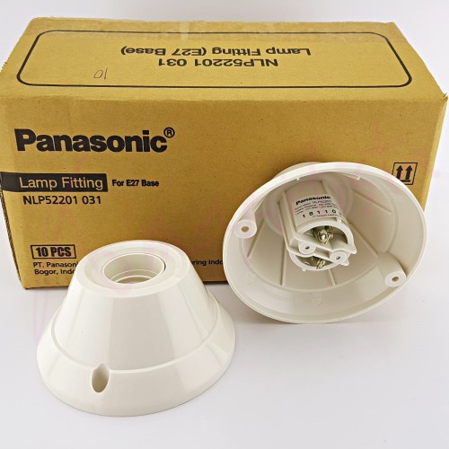 Piting Lampu Plafon Bulat Panasonic Tempat Lampu Tempel