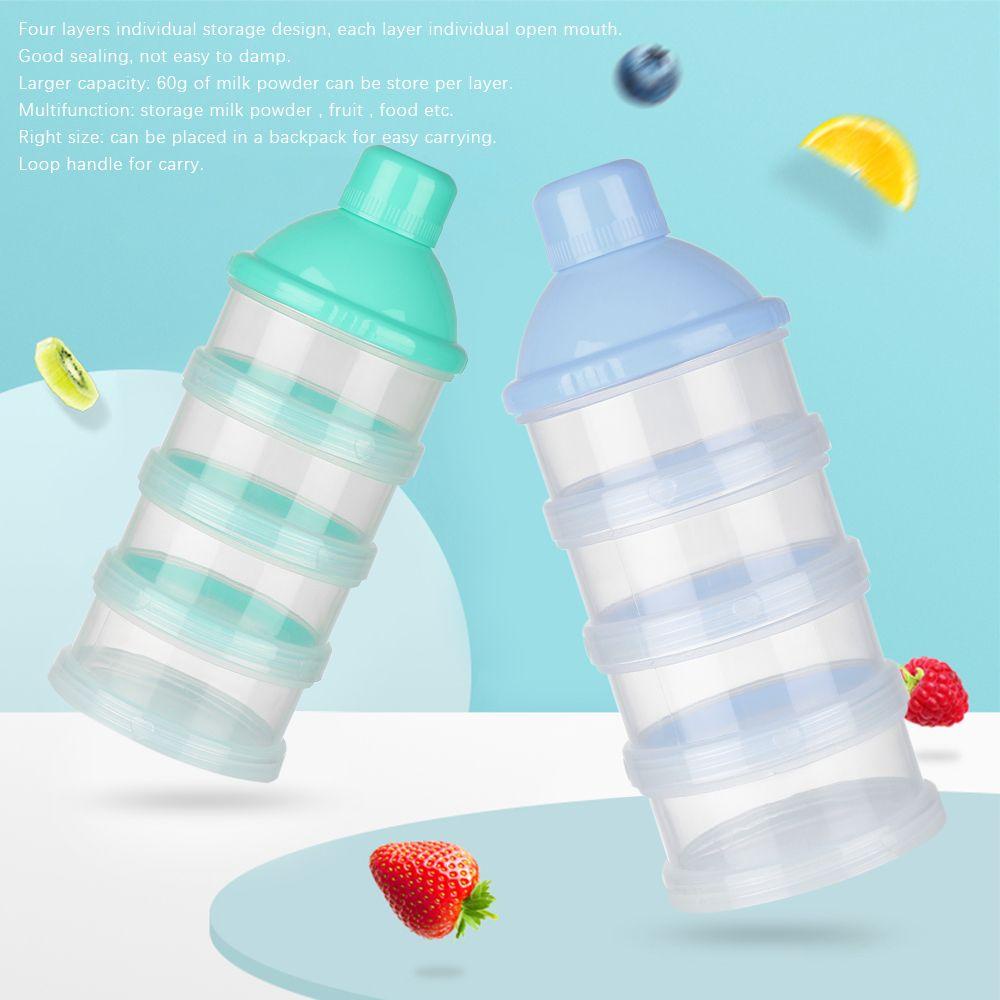 Pineapple Formula dispenser Travel 4lapis Botol Susu Bayi Susu