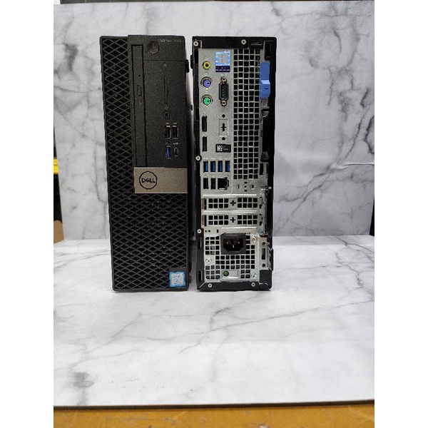 PC DELL OPTIPLEX 7060 SFF CORE I7 8700 GEN8 RAM 16GB SSD 512GB BARANG LIKE NEW