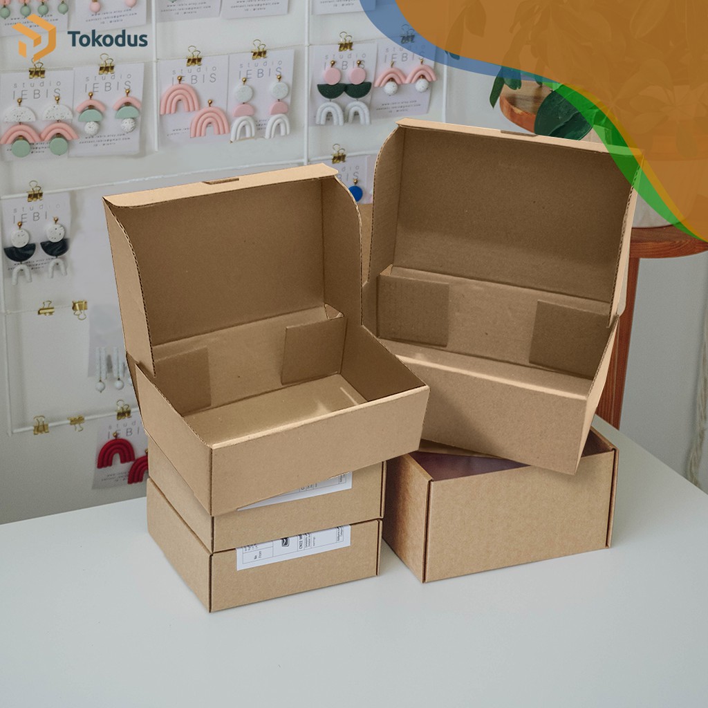 

Kardus Pizza/Kotak Hampers/Box Die Cut 15 x 10 x 5 cm Packaging Aksesoris (Bisa Custom) - Tokodus Bandung