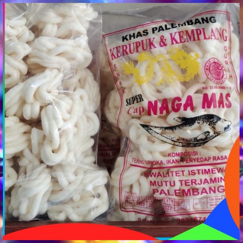 

KERUPUK PALEMBANG SUPER 250 GRAM IKAN TENGGIRI KRUPUK KEMPLANG NAGA MAS KHAS PALEMBANG